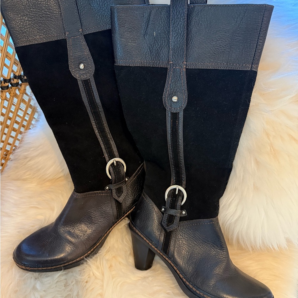 Naturalizer Black Heeled Boots